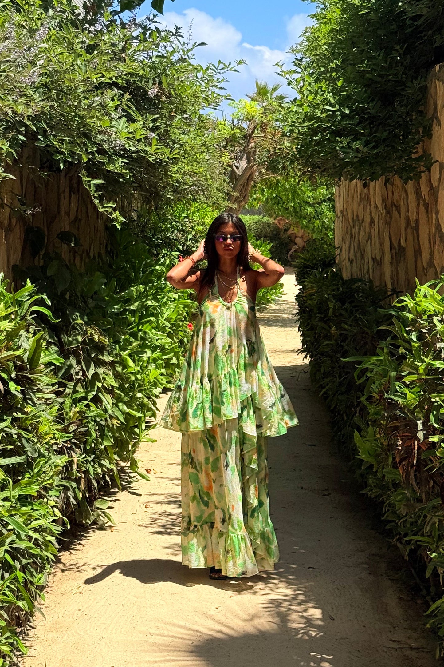 GYPSY GREEN SKIRT