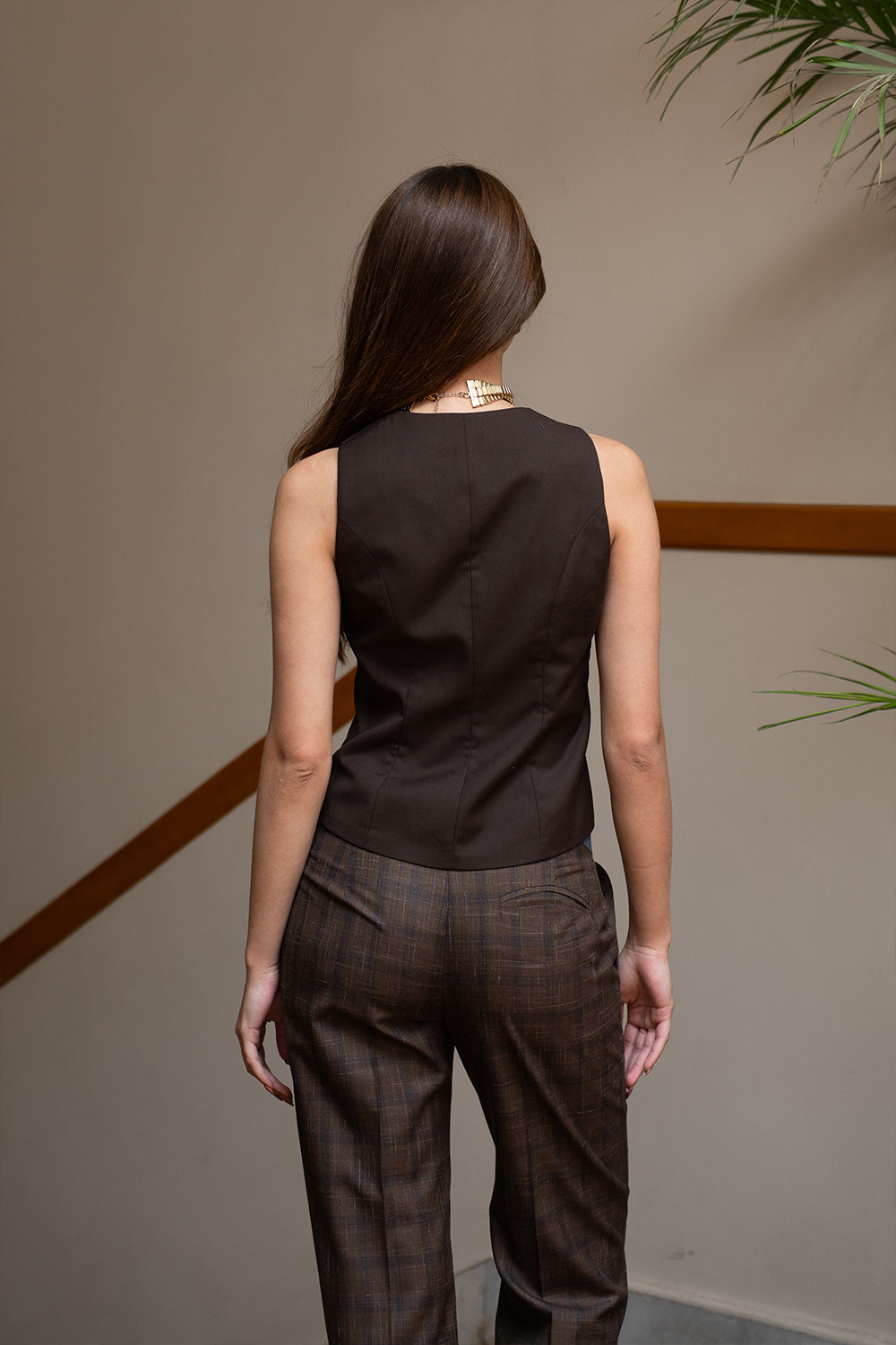 BROWN VEST
