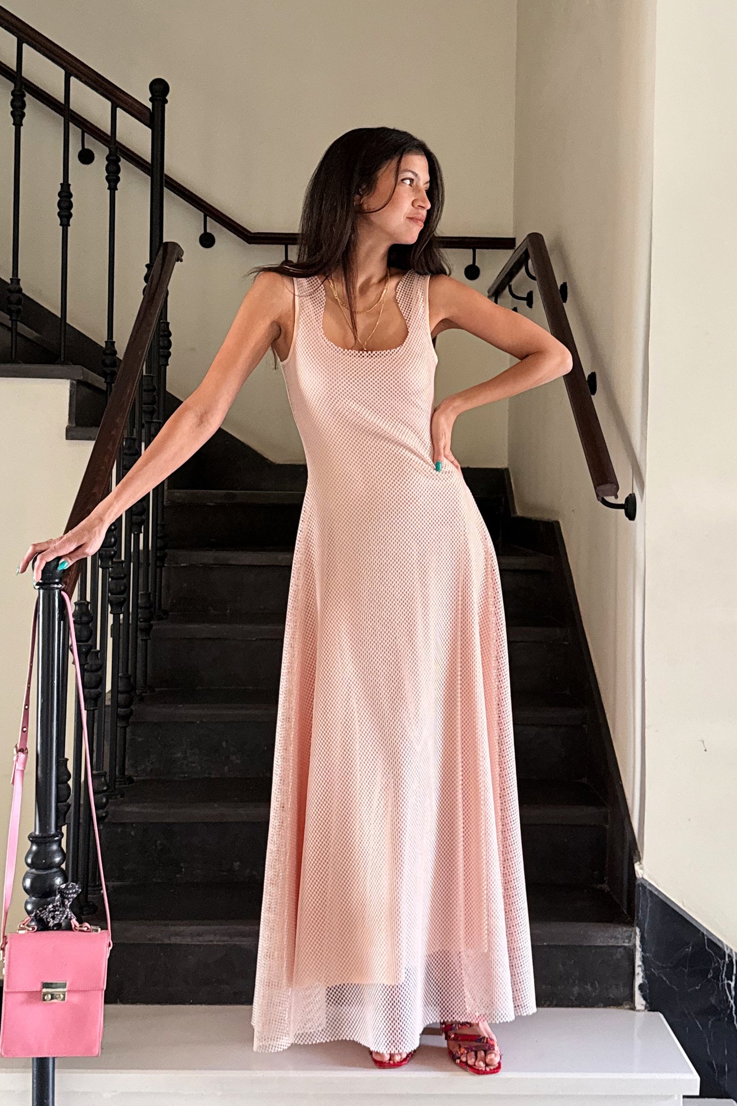POWDER PINK - RESORT DRESS