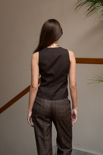 BROWN VEST