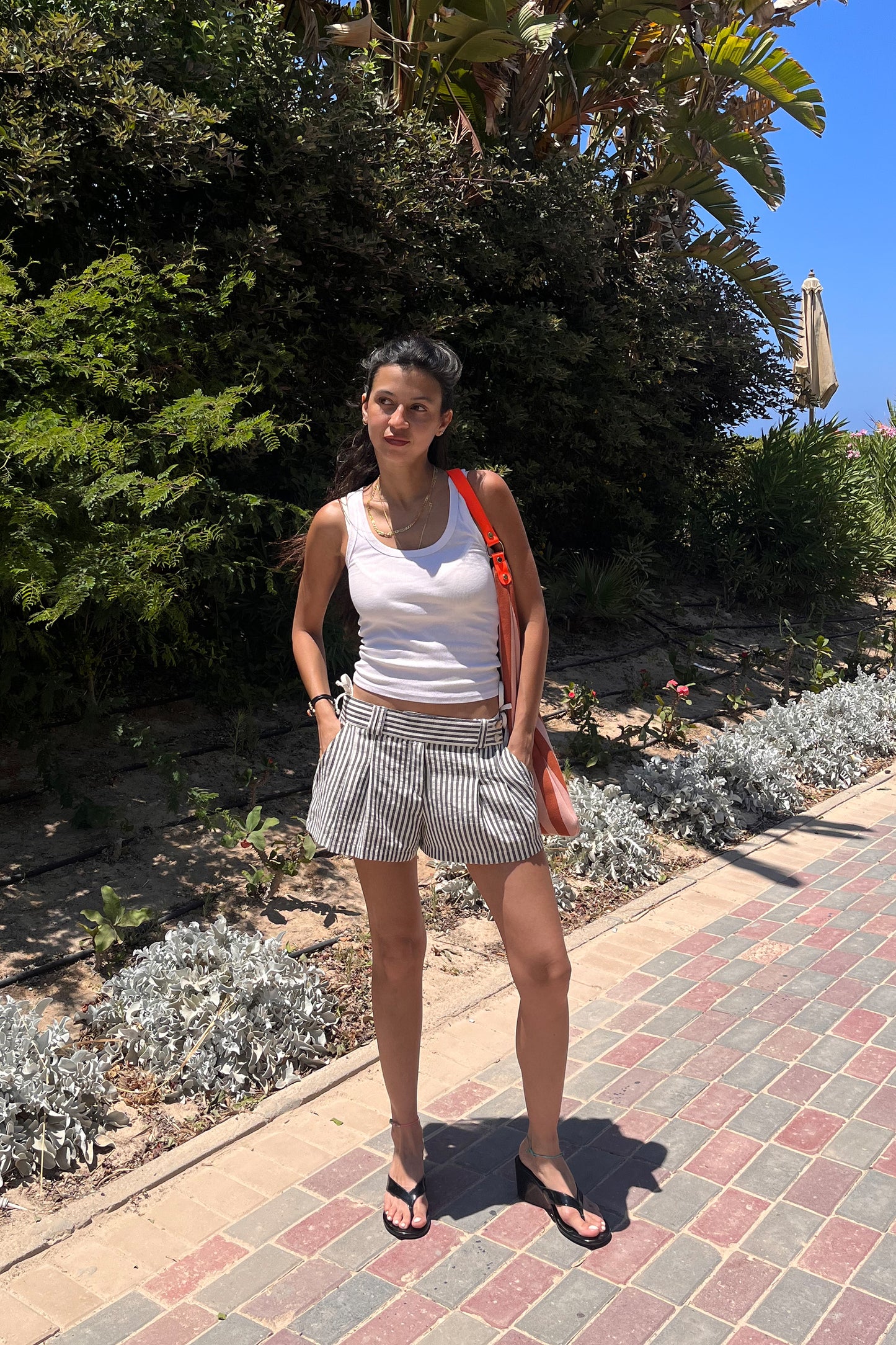STRIPED SHORTS